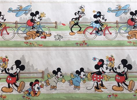 Mickey And Minnie Mouse Vintage Wallpaper