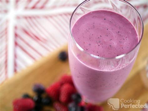 Blueberry Raspberry Smoothie Cooking Perfected