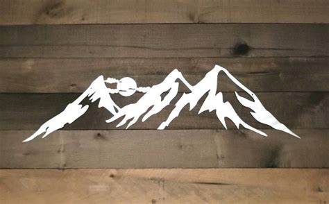 Mountain Metal Art Custom Metal Design Of A Group Of Mountains With A