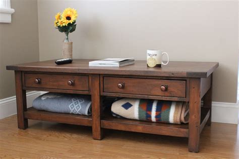 Ldiy Projects Replica Of The Pottery Barn Benchwright Coffee Table