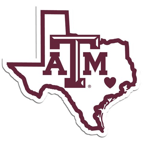 Texas A And M Aggies Home State Decal Mr Sports Wear