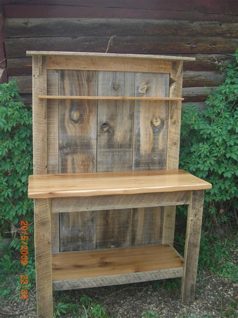 Cute Potting Bench Barn Wood Projects Reclaimed Barnwood Furniture