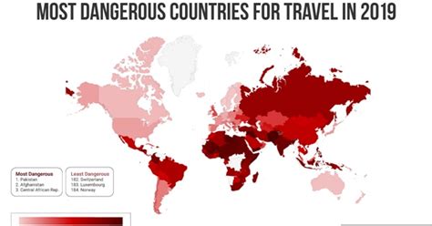 Most Dangerous Countries In The World 2019 Ranked