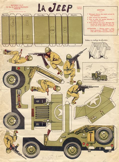 Papercraft Template From 1944 Ewillys