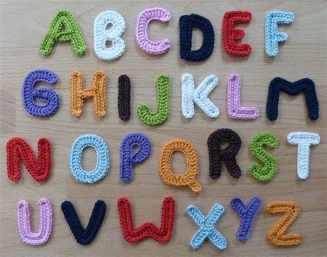 Crochet Pattern For Alphabetic Characters Letters From A To Z In 2021
