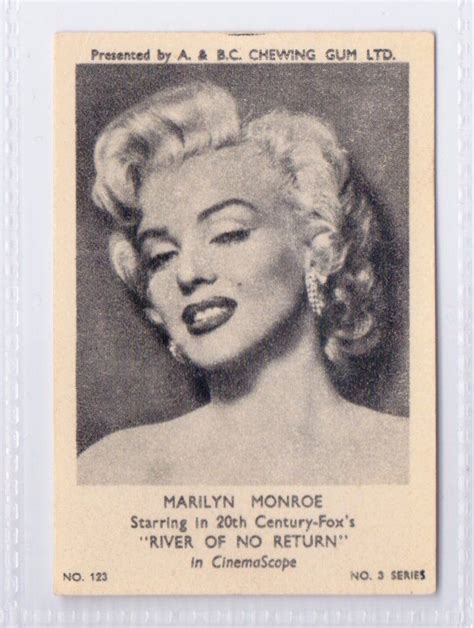 Marilyn Monroe Starring In Th Century Fox S River Of No Return In