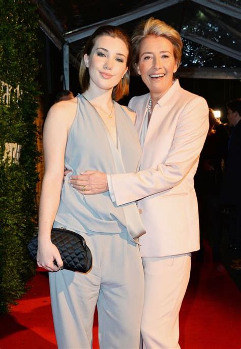 Emma Thompson Takes Daughter Gaia 16 To Evening Standard Awards