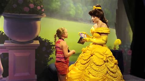 Belle In Walt Disney World Magic Kingdom Youtube