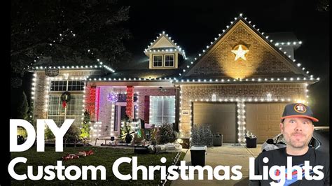 Outlining Your House With Custom Length Christmas Lights Diy Tutorial