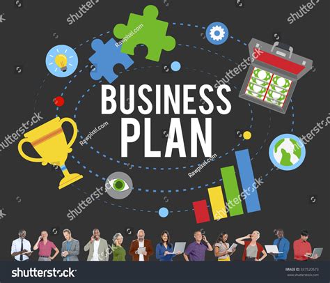 Business Plan Planning Mission Guidelines Concept Stock Photo 337520573