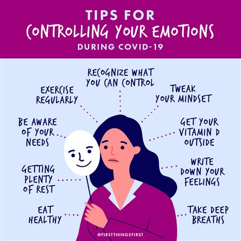 Tips For Controlling Your Emotions During Covid 19 First Things First