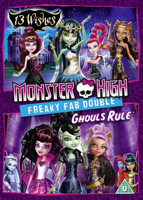 Monster High 13 Wishesghouls Rule Dvd Free Shipping Over £20