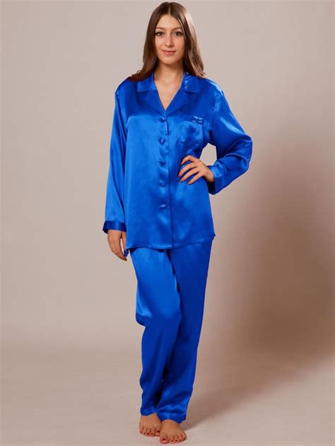 Long Mulberry Silk Pajamas For Women In 2020 Silk Pajamas Women