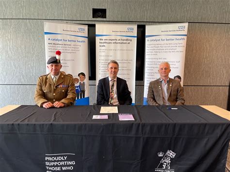 Nhs Business Services Authority Ceo Signs Armed Forces Covenant As Mark