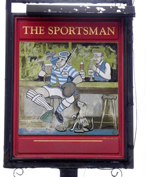 Sign For The Sportsman © Maigheach Gheal Cc By Sa20 Geograph