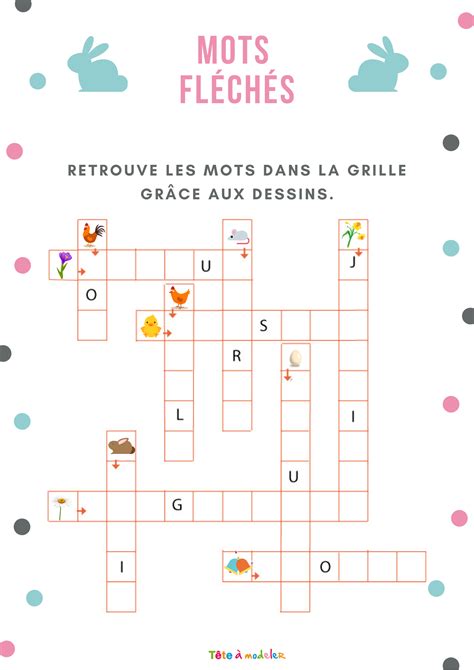 Pour tous les cruciverbistes qui aiment jardiner ! Jeu Gratuit À Imprimer : Mots Fléchés : Paques Est Arrivé ...