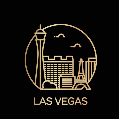 Las Vegas City Skyline Stock Vector By © 154495178