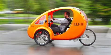 Solar Powered Electric Bike Cars Elf And Pebl Might Just Be Weird