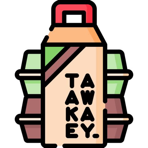 Take Away Special Lineal Color Icon