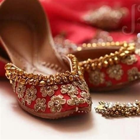 Punjabi Style Beautiful Wedding Jutti For Bridals 123 Bridal Sandals