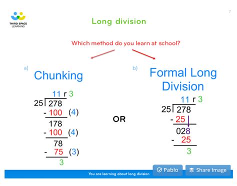 The Formal Long Division Method Step By Step At KS2 With Free