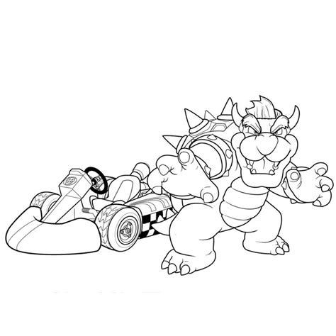 22 dessins de coloriage mario kart à imprimer sur LaGuerche.com  Page 2