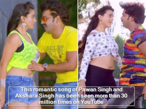 Sexy Song Mar Mar Ke Darshan Of Pawan Singh And Akshara Singh Has Been Seen More Than 30