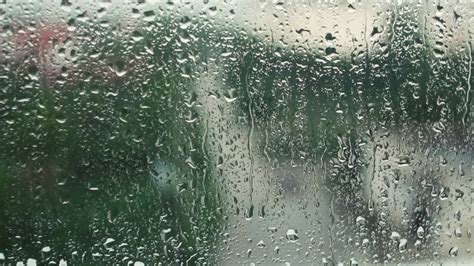 Wet Rainy Window Stock Video Motion Array