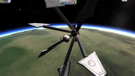 Drop Pods Exploiting A Ladder Glitch In Kerbal Space Program Youtube