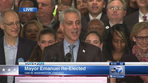 Rahm Emanuel Wins Second Term As Chicago Mayor Abc7 Chicago