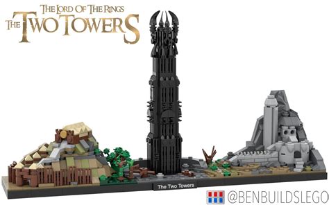 The Lord Of The Rings The Two Towers Skyline Digitallego