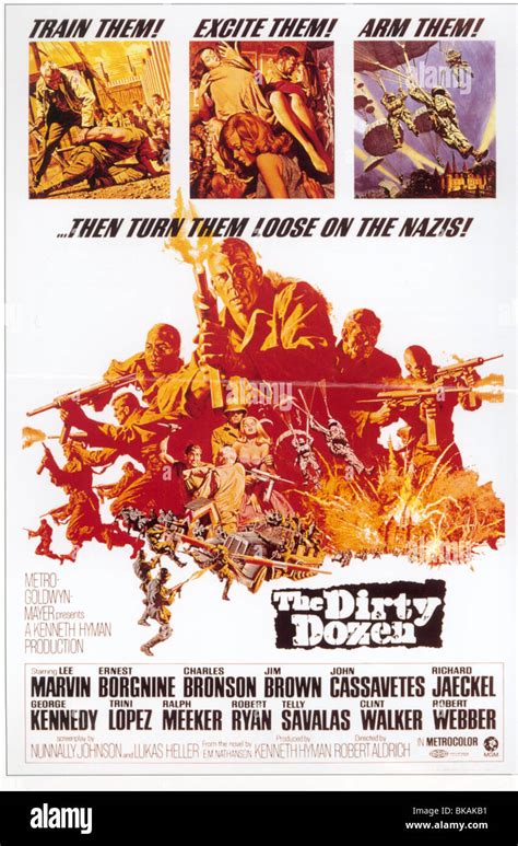 The Dirty Dozen 1967 Poster Stock Photo Alamy