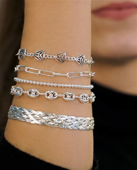 las pulseras de plata más deseadas pulseras plata mujer pulseras de plata mujer pulseras de