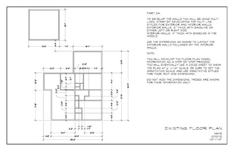 Part 2a Build The Exterior And Interior Walls Architectural Cad