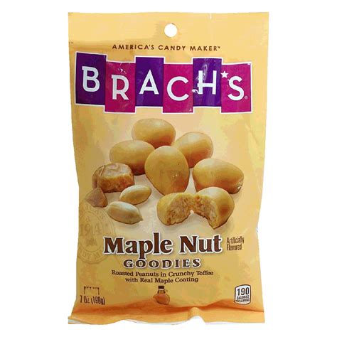 Brachs Maple Nut Goodies Peanuts In Crunchy Toffee With Maple Coat 7oz