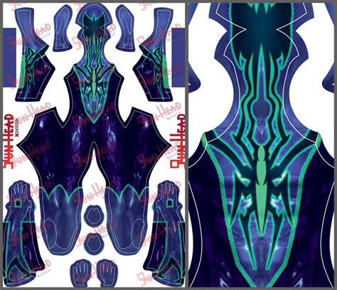 Gun Head Design Super Hero Dye Sub Pattern Files For Cosplay