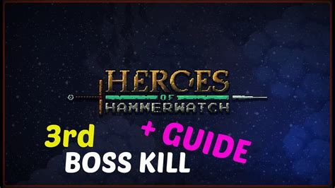 Apr 25, 2019 · the ultimate heroes of hammerwatch guide by bweeks and 1 collaborators this guide will be an overview of all aspects of the game including classes and setups used from low to high ng+ along with some other guides that help with farming in some way. Heroes of Hammerwatch 3. boss fight + GUIDE - YouTube