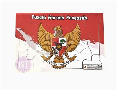 Puzzle Papan Kayu Garuda Pancasila Lazada Indonesia