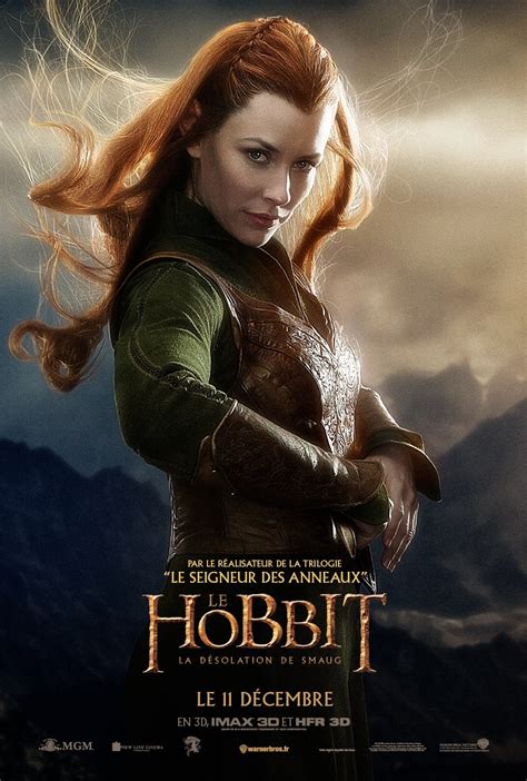 The Hobbit The Desolation Of Smaug French Poster Tauriel The