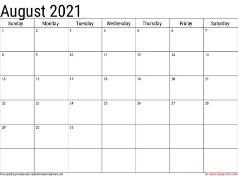 Final day for doctoral committee/candidacy forms to be submitted to the college graduate studies : 2021 August Calendars - Handy Calendars