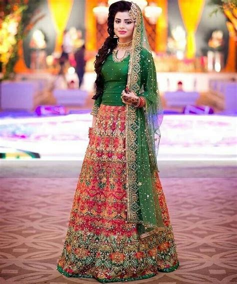 Hajira Collection Mehandi Dress Pakistani Bridal Lehenga Bridal