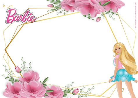 11 Stylish And Pretty With Barbie Birthday Invitation Templates