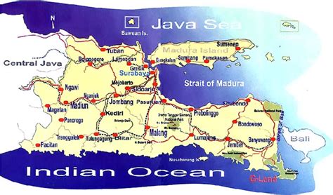 Free shipping on orders over $25.00. Welcome to East Java Marine and Beaches : Location Map - East Java Coastal Area