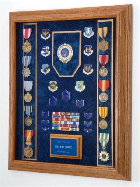 Military Medals Display Case Shadow Box