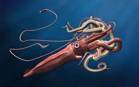 Giant Squid Size Vs Human Pin By Robert Alan Shaw On Cephalopods