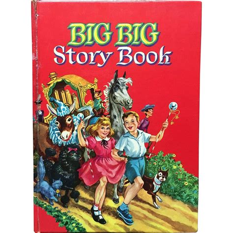 1955 Whitman Big Big Story Book Storybook Childrens Picture Books