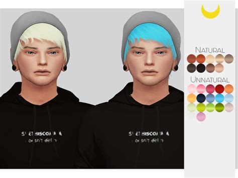 Hair Retexture Male 05 Stealthics Psycho By Kalewa A At Tsr Sims 4