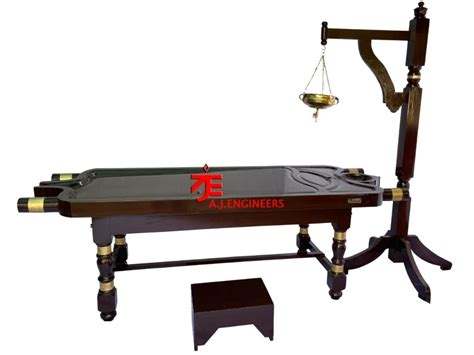 Wooden Shirodhara Ayurvedic Massage Table At Rs Piece Ayurvedic Therapy Table Bed In