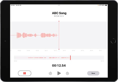 Make A Recording In Voice Memos On Ipad Apple Support Uk