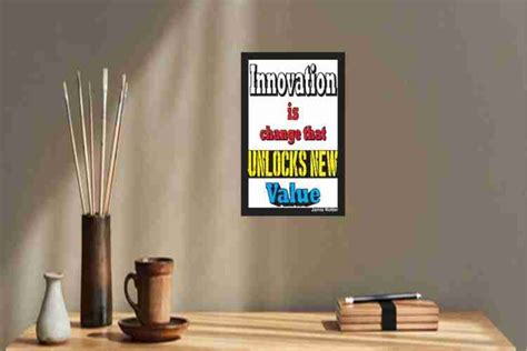 Inspirational Quotation Wall Sticker Posterinnovation Is Change That